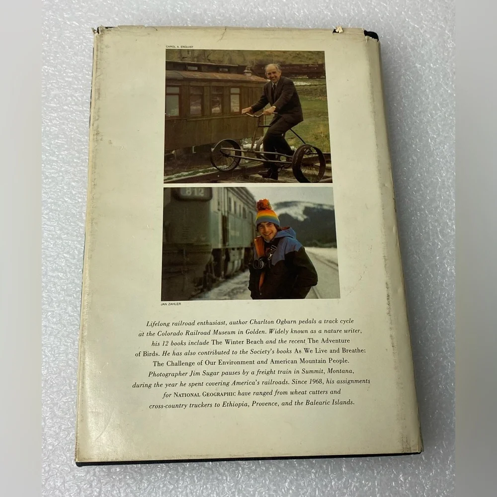 Vintage RAILROADS The Great American Adventure By Charlton Ogburn Hardcover 1977